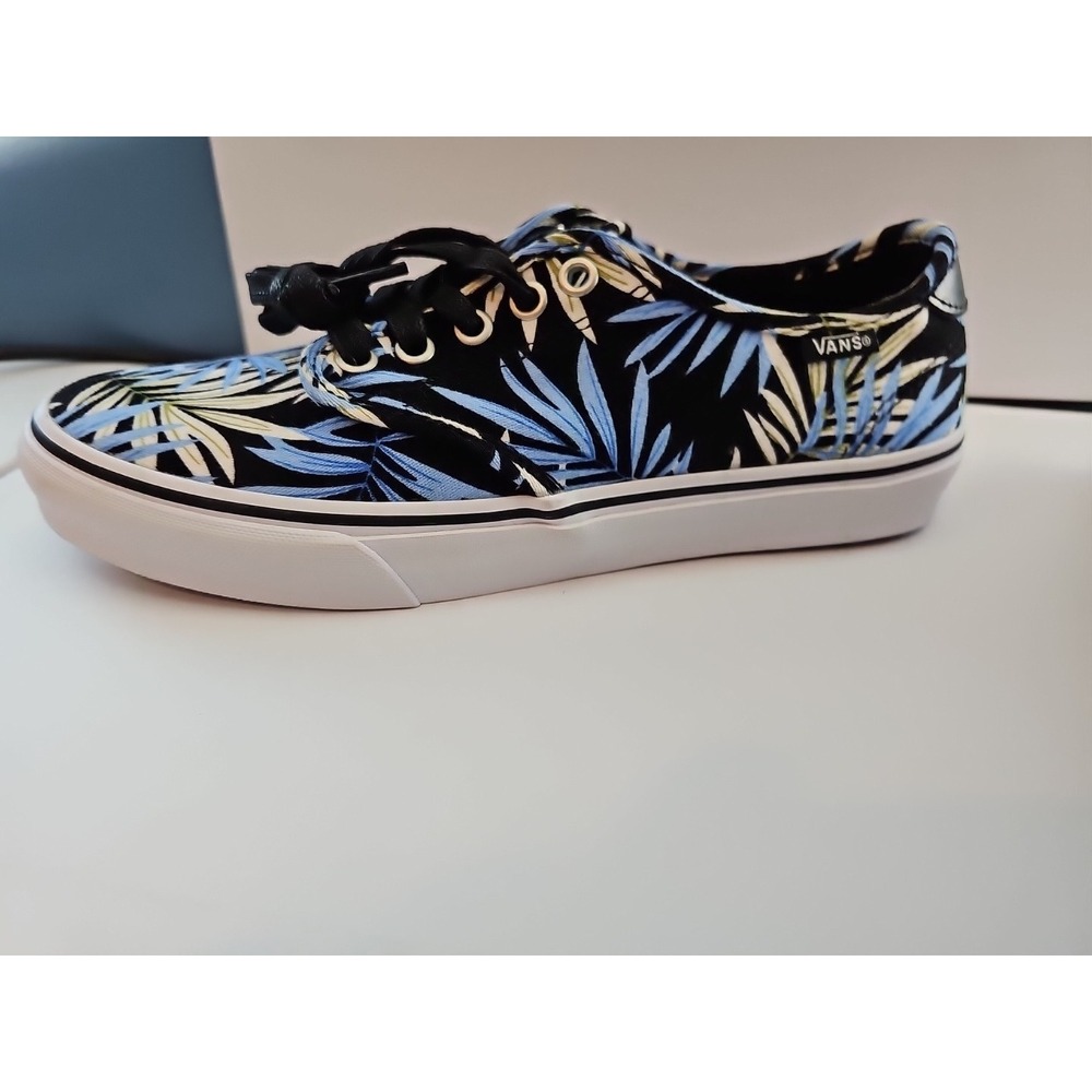 Tropical Vans Blue & Black Ortholite Low Top Women's Size 8.5 - Picture 7 of 9